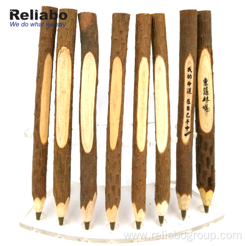 Engrave Promotional Natural Wood Ball Pen